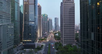 旅拍风景,夜景,旅拍,美景,城市,高楼,城市,全景