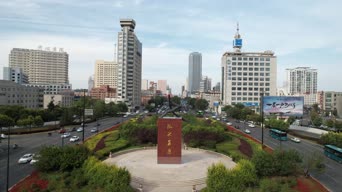 旅拍风景,城市,美景,vlog,高楼,城市,全景