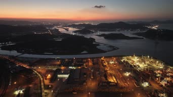 旅拍风景,美景,记录,夜景,旅拍,树木,全景