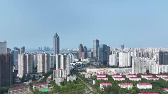 旅拍风景,美景,城市,高楼,高楼大厦,全景