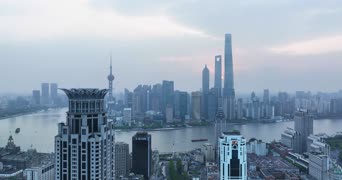旅拍风景,配音,知识,高楼,高楼大厦,全景,外滩中心