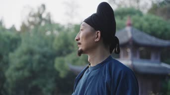 经典语录,少年,男神,衣服,树木,全景