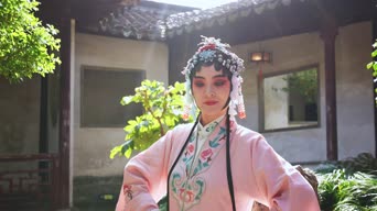 美女帅哥,古装,衣服,花,植物,树木,全景