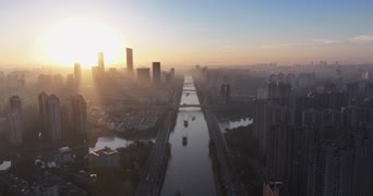 旅拍风景,配音,高楼,全景