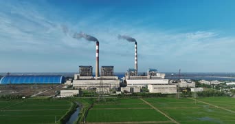 旅拍风景,美景,农村,高楼,工厂,全景,Poolbeg Generating Station