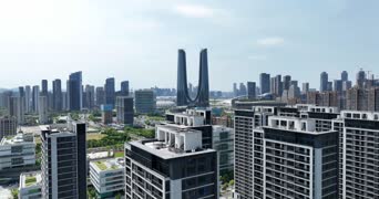 旅拍风景,城市,高楼,高楼大厦