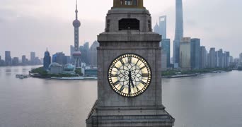 旅拍风景,美景,城市,高楼,全景,陆家嘴