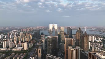 旅拍风景,vlog,城市,美景,高楼,全景