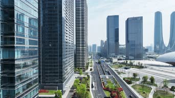 旅拍风景,城市,美景,高楼,全景