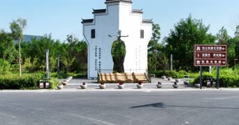 旅拍风景,歌曲演唱,别墅,美景,树木,植物,荷花,花园