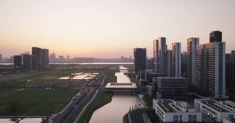 旅拍风景,城市,美景,vlog,高楼,城市,全景