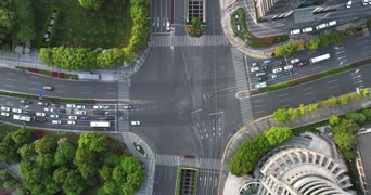 旅拍风景,嗨曲,交通,歌曲演唱,树木,人行横道,全景