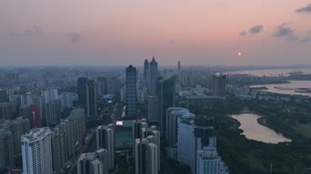 旅拍风景,美景,城市,大自然,高楼,高楼大厦,全景,黄金海岸观景台,哈里发塔