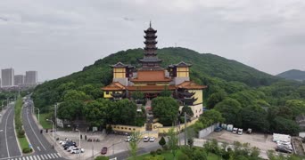 旅拍风景,配音,树木,全景
