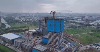 旅拍风景,美景,城市,农村,高楼,全景