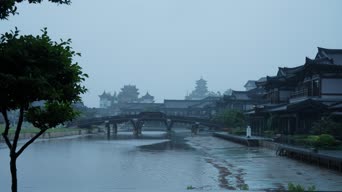 旅拍风景,配音,知识,树木,河流,全景