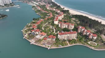 旅拍风景,美景,旅拍,全景,林道岛