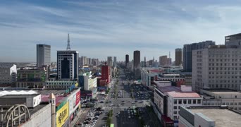 旅拍风景,城市,美景,vlog,高楼,城市,全景