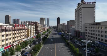 旅拍风景,城市,美景,高楼,全景