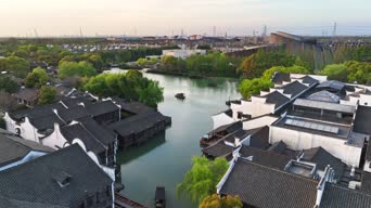 旅拍风景,美景,大自然,城市,树木,全景