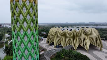 旅拍风景,农村,美景,记录,植物,树木,高楼,全景