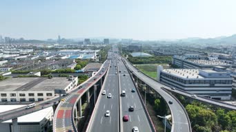 旅拍风景,城市,美景,旅拍,公共汽车,全景