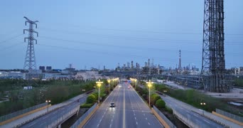 旅拍风景,嗨曲,交通,高楼,全景