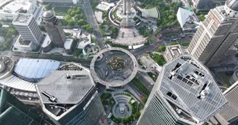 旅拍风景,配音,知识,高楼,城市,全景