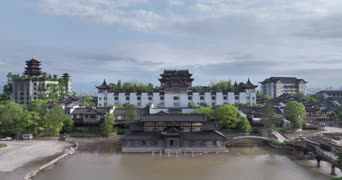 旅拍风景,美景,大自然,树木,植物,宫殿,全景