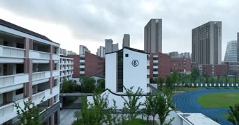 旅拍风景,配音,知识,高楼,公寓,城市,全景
