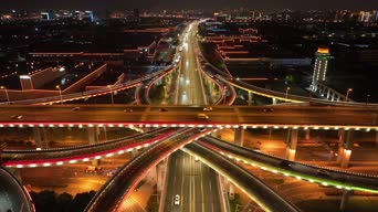 旅拍风景,夜景,记录,高楼,全景