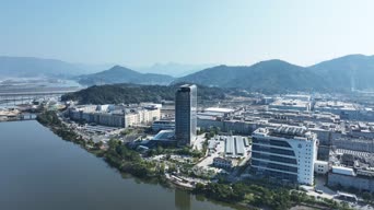 旅拍风景,美景,旅拍,城市,高楼,树木,全景