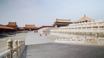 旅拍风景,旅拍,庭院,宫殿,全景