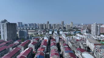 旅拍风景,城市,美景,雪,vlog,高楼,城市,全景