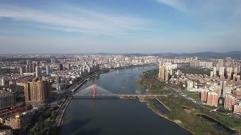 旅拍风景,城市,美景,神曲,高楼,河流,全景