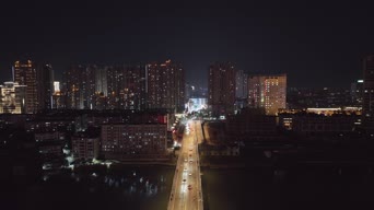 旅拍风景,配音,高楼,城市,全景