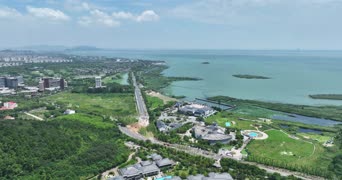 旅拍风景,美景,大海,大自然,树木,全景