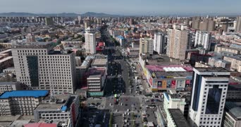 旅拍风景,vlog,美景,城市,高楼,城市,全景