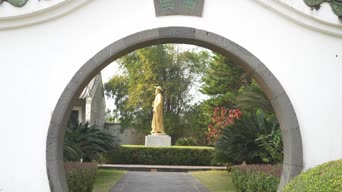 旅拍风景,观赏鱼,农村,植物,树木,全景