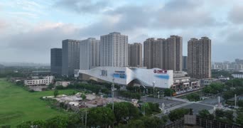 旅拍风景,美景,农村,城市,高楼,全景